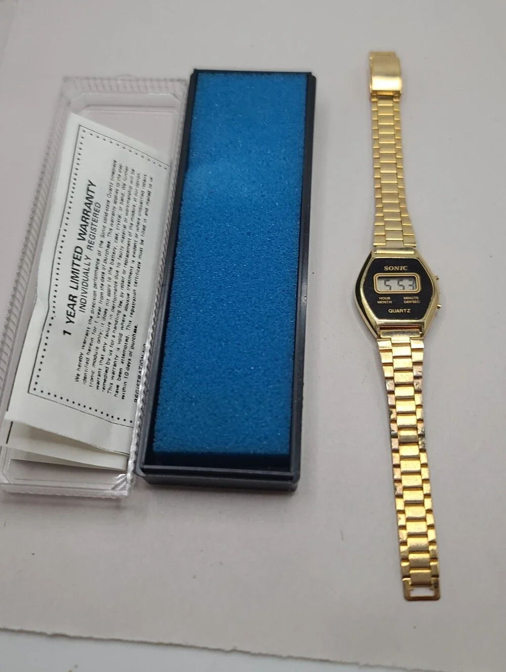 Vintage Sonic Digital Watch